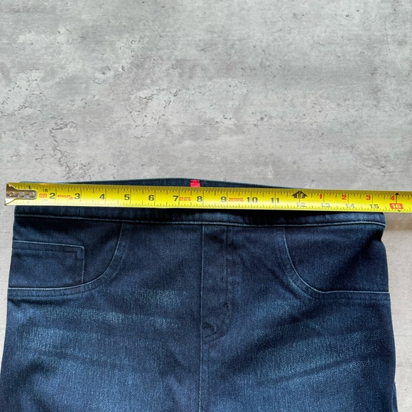 Spanx Jean-ish Ankle Leggings, Size Large Petite, Blue - Picture 10 of 12